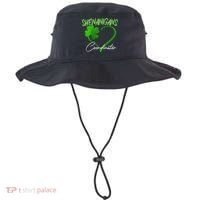 Wo Shenanigans Coordinator Green Heart Shamrock St Patricks Day Bucket Hat thumb 0