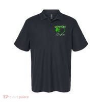 Wo Shenanigans Coordinator Green Heart Shamrock St Patricks Day Polo thumb 0