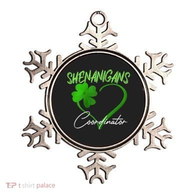 Wo Shenanigans Coordinator Green Heart Shamrock St Patricks Day Ornament