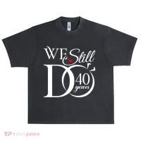 We Still Do 40 Years Funny Couple 40th Wedding Anniversary Urban Oversized Heavyweight T-Shirt thumb 0