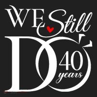 We Still Do 40 Years Funny Couple 40th Wedding Anniversary Urban Oversized Heavyweight T-Shirt thumb 2