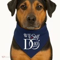 We Still Do 40 Years Funny Couple 40th Wedding Anniversary USA-Made Doggie Bandana thumb 1