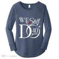 We Still Do 40 Years Funny Couple 40th Wedding Anniversary Women's Perfect Tri Tunic Long Sleeve Shirt thumb 0