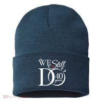 We Still Do 40 Years Funny Couple 40th Wedding Anniversary Sustainable Knit Beanie thumb 0