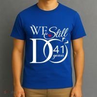 We Still Do 41 Years Funny Couple 41 Wedding Anniversary Gift T-Shirt thumb 3