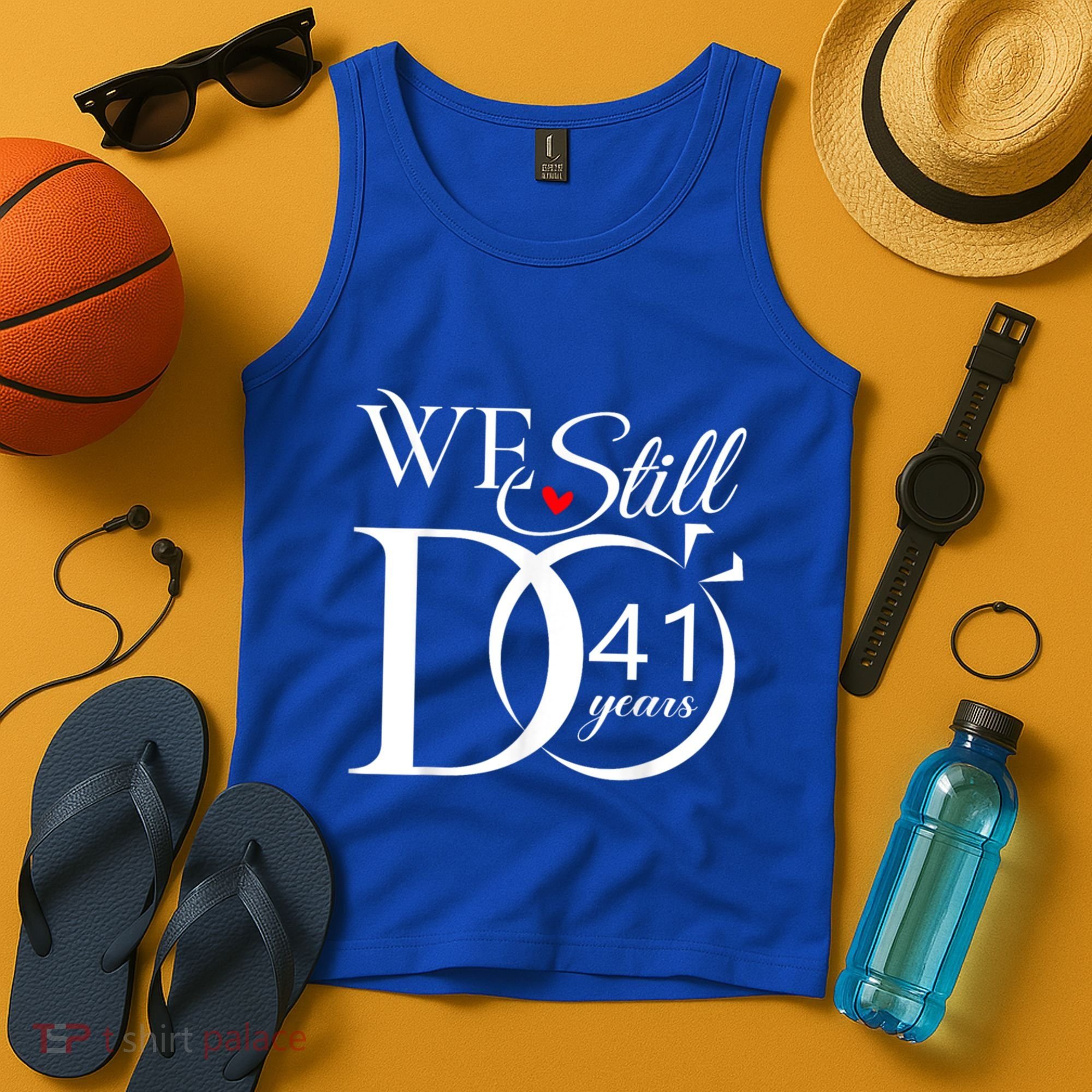 We Still Do 41 Years Funny Couple 41 Wedding Anniversary Gift Tank Top