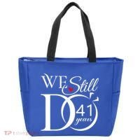 We Still Do 41 Years Funny Couple 41 Wedding Anniversary Gift Tote Bag thumb 0
