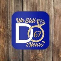 We Still Do 67 Year Wedding Anniversary Couples Celebration Meaningful Gift Coaster thumb 0