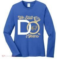 We Still Do 67 Year Wedding Anniversary Couples Celebration Meaningful Gift Women's Long Sleeve Shirt thumb 0