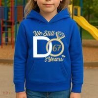 We Still Do 67 Year Wedding Anniversary Couples Celebration Meaningful Gift Kids Hoodie thumb 3