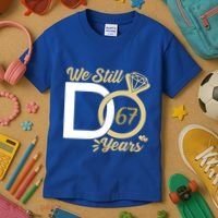 We Still Do 67 Year Wedding Anniversary Couples Celebration Meaningful Gift Kids T-Shirt thumb 3