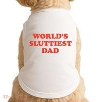 Worlds Sluttiest Dad Joke Doggie Tank thumb 0