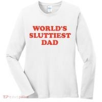 Worlds Sluttiest Dad Joke Women's Long Sleeve Shirt thumb 0