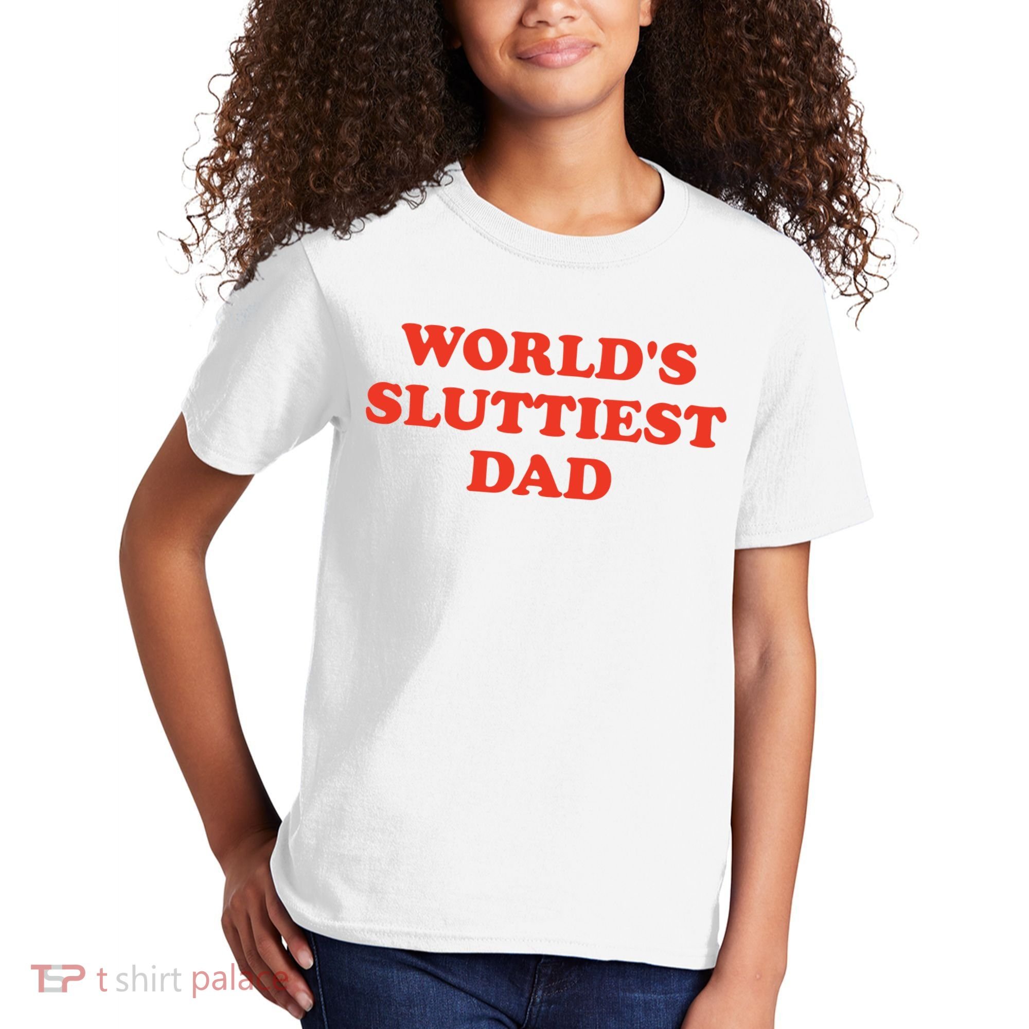 Worlds Sluttiest Dad Joke Kids T-Shirt
