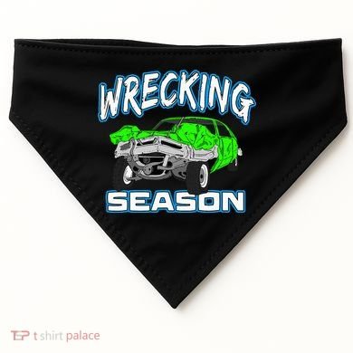 Wrecking Season Demolition Derby USA-Made Doggie Bandana