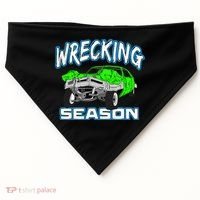 Wrecking Season Demolition Derby USA-Made Doggie Bandana thumb 0