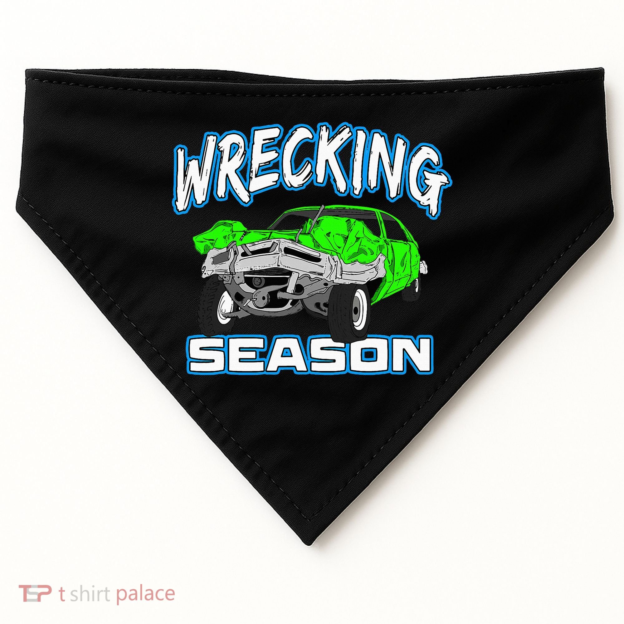 Wrecking Season Demolition Derby USA-Made Doggie Bandana