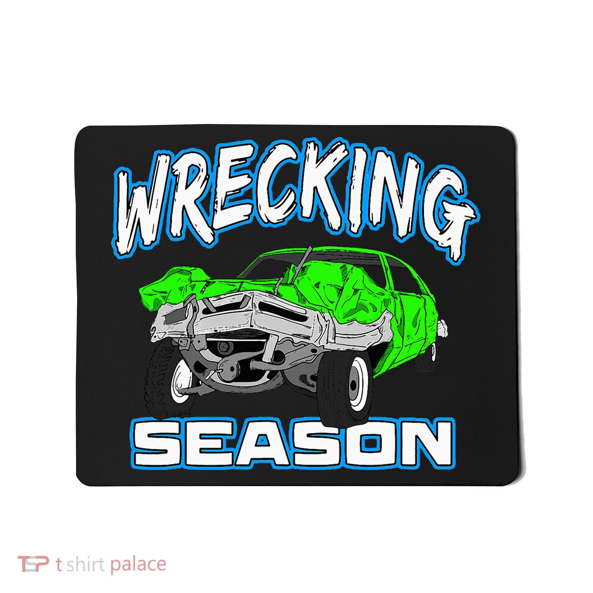 Wrecking Season Demolition Derby Mousepad