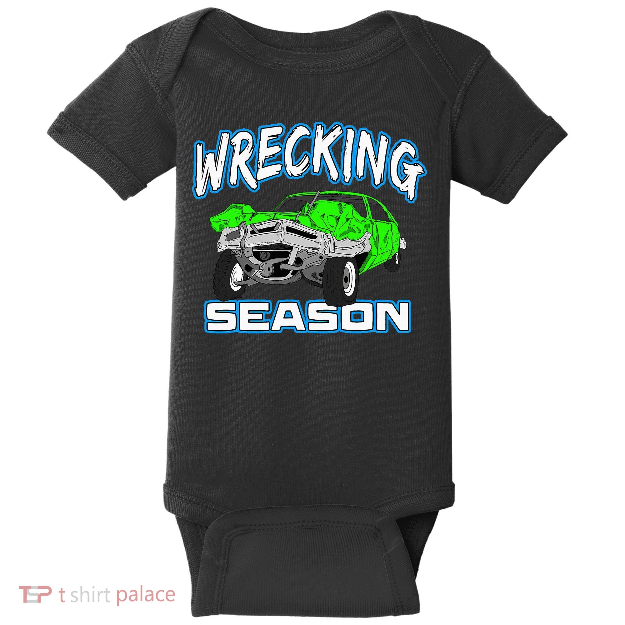 Wrecking Season Demolition Derby Baby Bodysuit