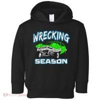Wrecking Season Demolition Derby Toddler Hoodie thumb 0