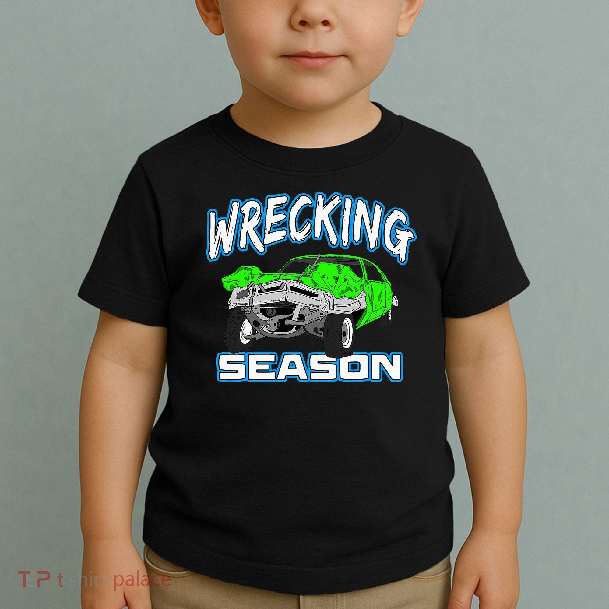 Wrecking Season Demolition Derby Toddler T-Shirt