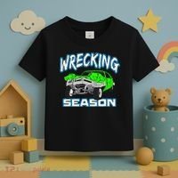 Wrecking Season Demolition Derby Toddler T-Shirt thumb 3