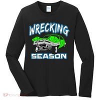 Wrecking Season Demolition Derby Women's Long Sleeve Shirt thumb 0