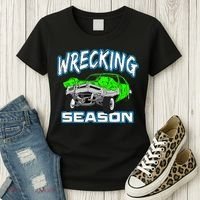 Wrecking Season Demolition Derby Women's T-Shirt thumb 3