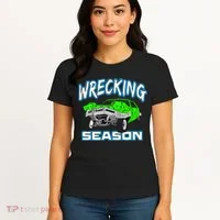 Wrecking Season Demolition Derby Women's T-Shirt thumb 4
