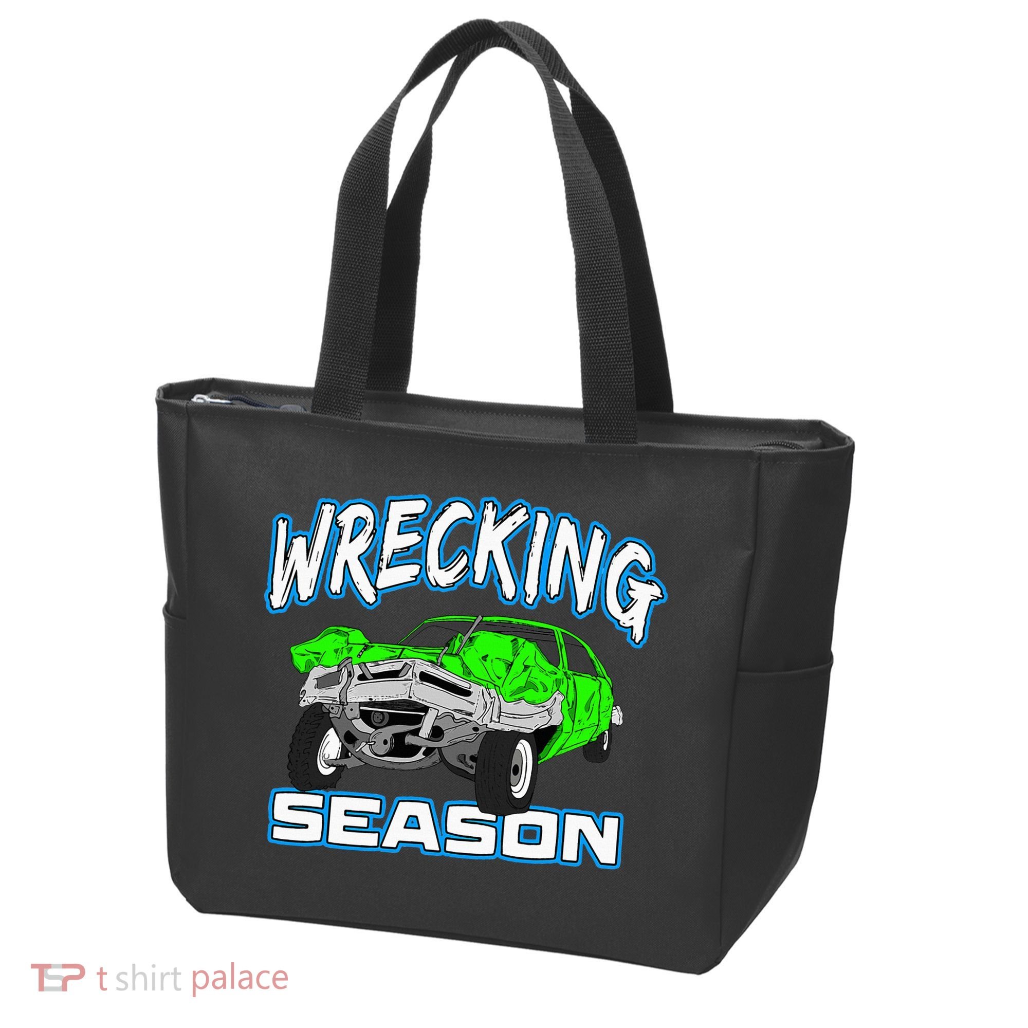 Wrecking Season Demolition Derby Tote Bag