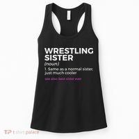 Wrestling Sister Definition Best Sister Ever  Women's Tank Top thumb 0