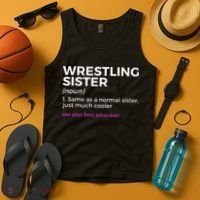 Wrestling Sister Definition Best Sister Ever  Tank Top thumb 4