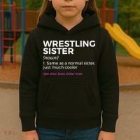 Wrestling Sister Definition Best Sister Ever  Kids Hoodie thumb 3
