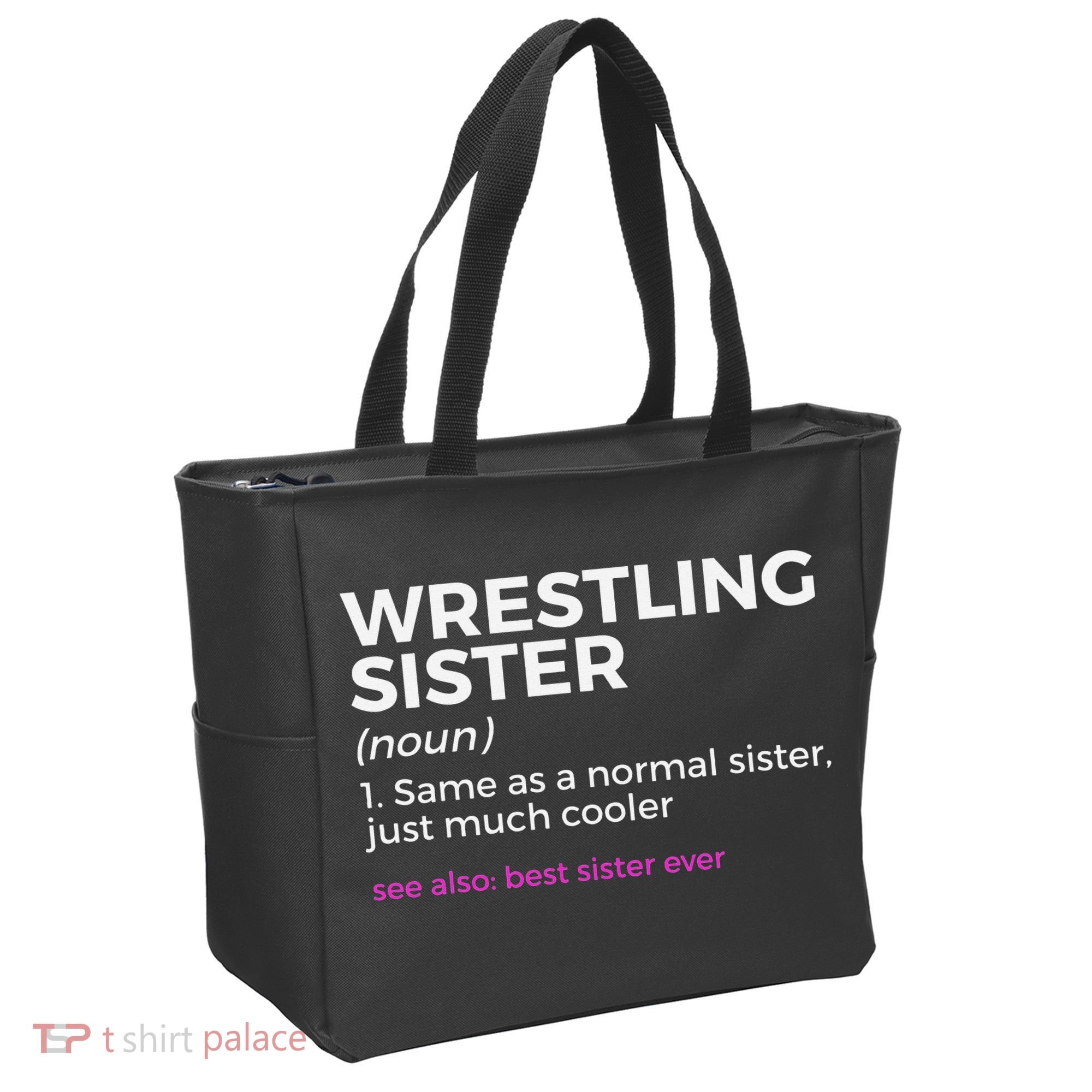 Wrestling Sister Definition Best Sister Ever  Tote Bag