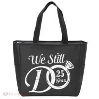 We Still Do 25 Years Funny Couple 25th Wedding Anniversary Tote Bag thumb 0