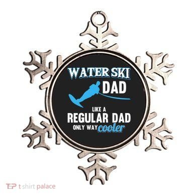 Water Ski Dad Like A Regular Dad Beach Athletes Water Skiing Gift Ornament