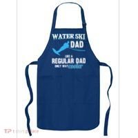 Water Ski Dad Like A Regular Dad Beach Athletes Water Skiing Gift Apron thumb 0