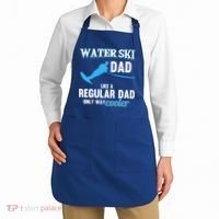 Water Ski Dad Like A Regular Dad Beach Athletes Water Skiing Gift Apron thumb 2
