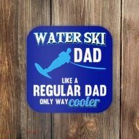 Water Ski Dad Like A Regular Dad Beach Athletes Water Skiing Gift Coaster thumb 0