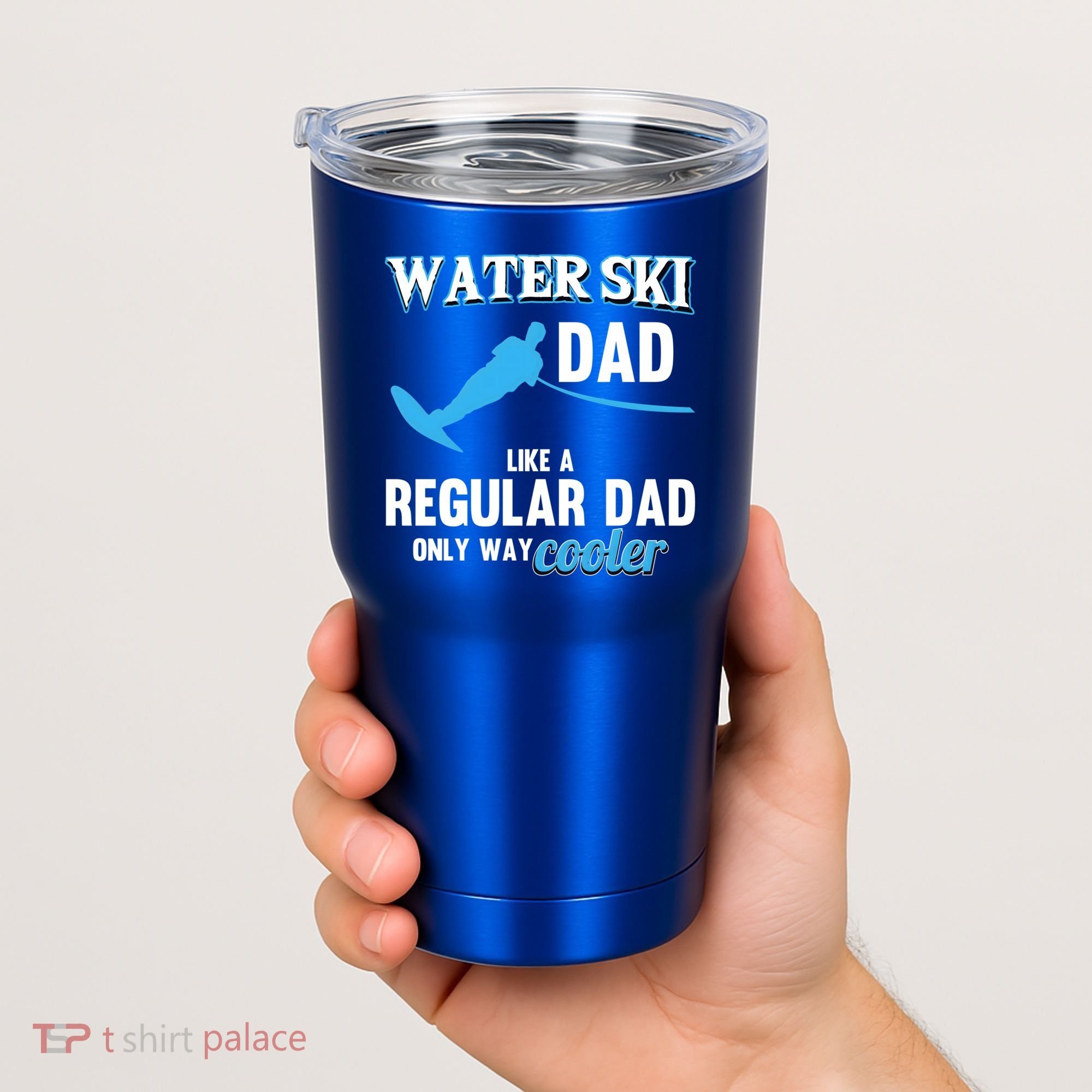 Water Ski Dad Like A Regular Dad Beach Athletes Water Skiing Gift Tumbler