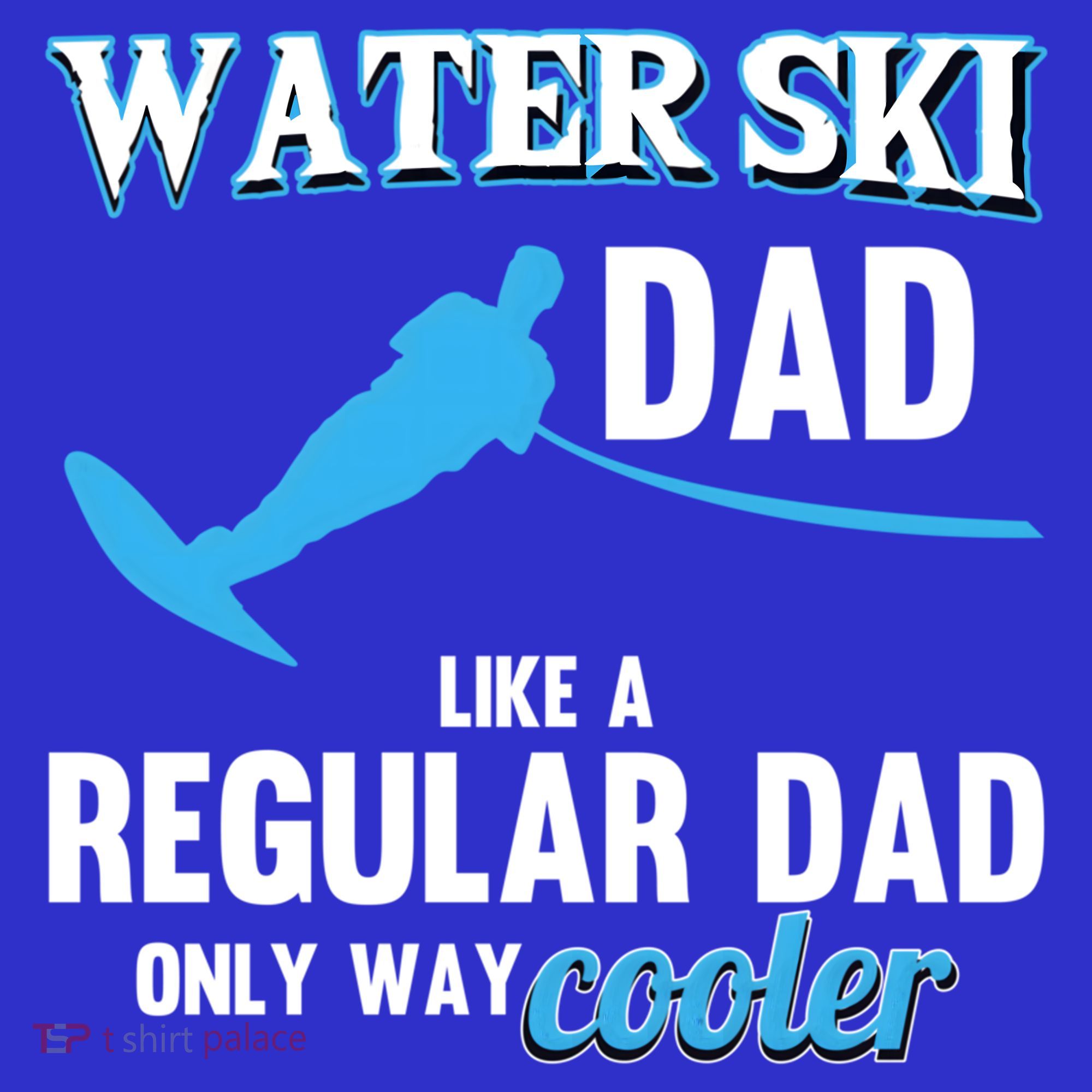 Water Ski Dad Like A Regular Dad Beach Athletes Water Skiing Gift Mousepad