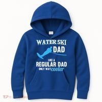 Water Ski Dad Like A Regular Dad Beach Athletes Water Skiing Gift Kids Hoodie thumb 0