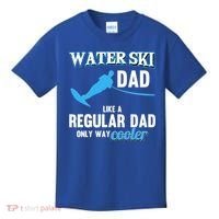 Water Ski Dad Like A Regular Dad Beach Athletes Water Skiing Gift Kids T-Shirt thumb 0