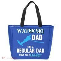 Water Ski Dad Like A Regular Dad Beach Athletes Water Skiing Gift Tote Bag thumb 0