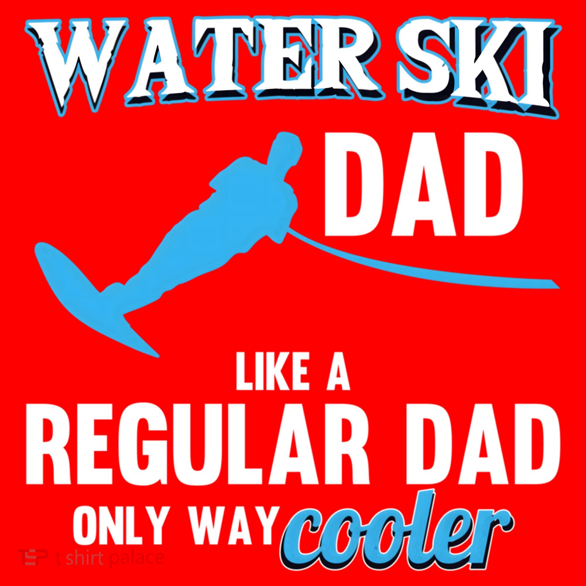 Water Ski Dad Like A Regular Dad Beach Athletes Water Skiing Gift Santa Hat