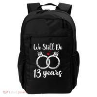 We Still Do 13 Years Husband Wife 13th Wedding Anniversary Backpack thumb 0