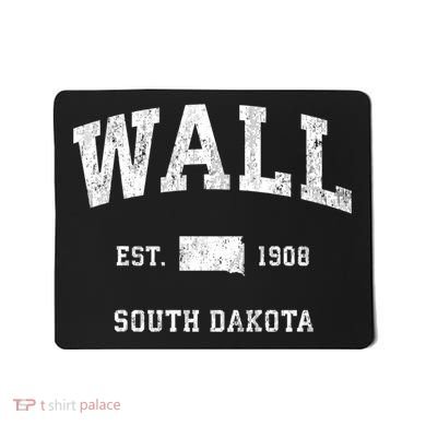 Wall South Dakota Sd Vintage Athletic Mousepad