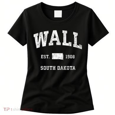 Wall South Dakota Sd Vintage Athletic Women's T-Shirt