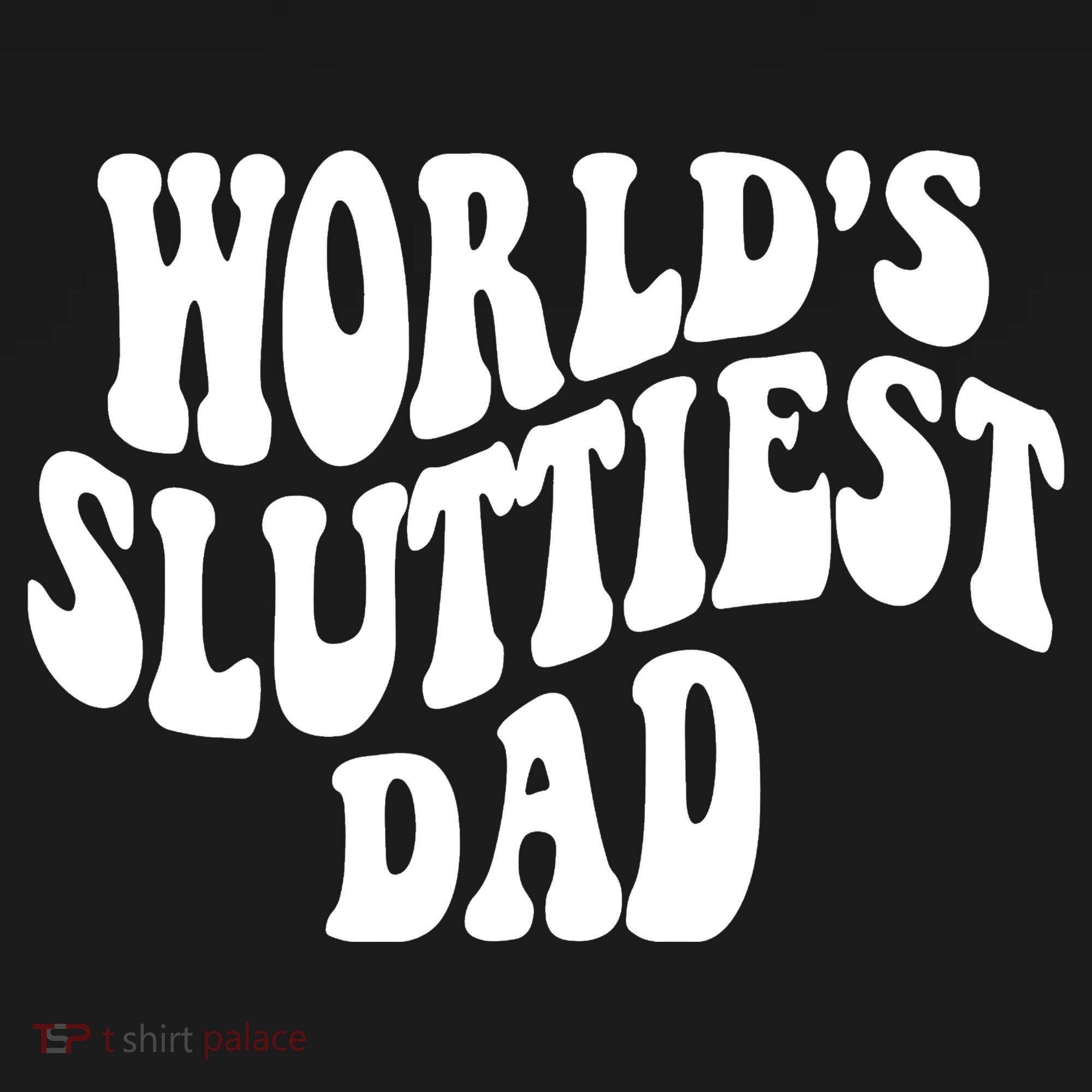 WorldS Sluttiest Dad Fathers Day USA-Made Doggie Bandana