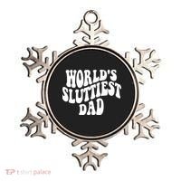 WorldS Sluttiest Dad Fathers Day Ornament thumb 0